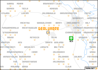 map of Dealu Mare