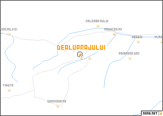 map of Dealu Prajului