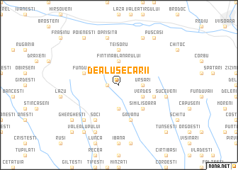 map of Dealu Secării