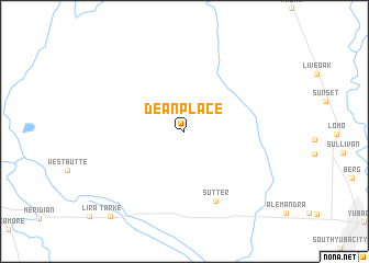 map of Dean Place