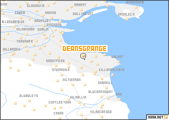 map of Deans Grange