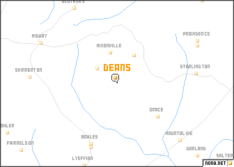 map of Deans