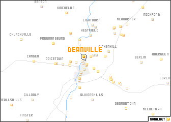 map of Deanville