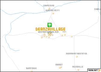 map of De Anza Village