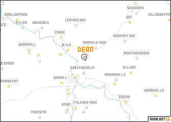 map of Dean