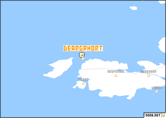 map of Dearg Phort