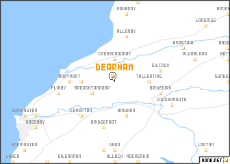 map of Dearham