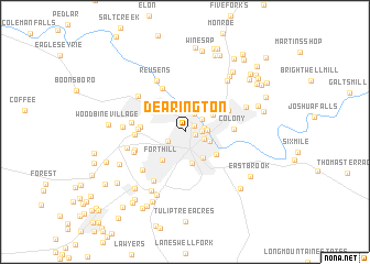 map of Dearington