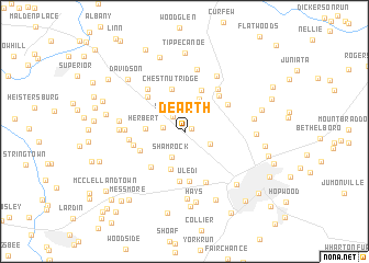 map of Dearth