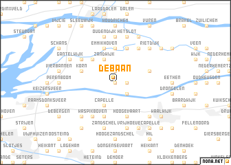 map of De Baan