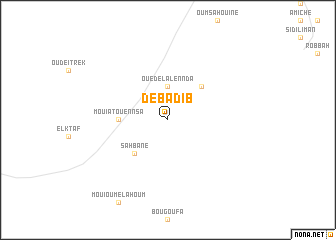 map of Debadib