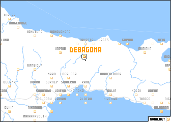 map of Debagoma