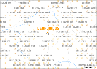 map of Debajiados