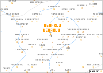 map of Debaklū