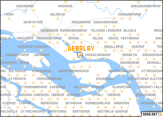 map of Debālay
