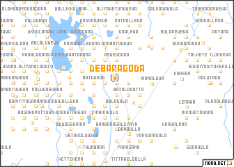 map of Debaragoda