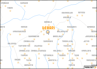 map of Debari