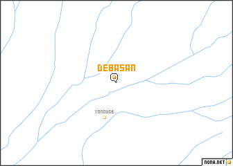 map of Débasan