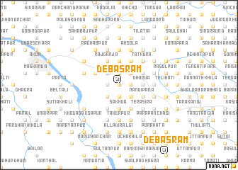 map of Debāsram