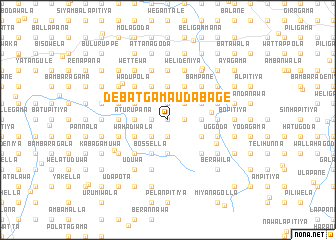 map of Debatgama-Udabage