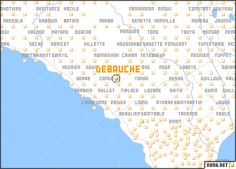 map of Débauche