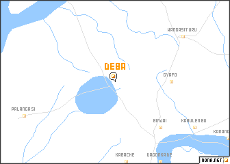map of Deba