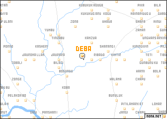 map of Deba