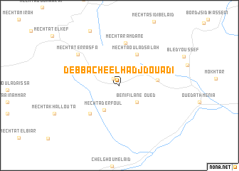 map of Debbache el Hadj Douadi