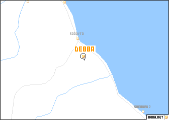 map of Debba