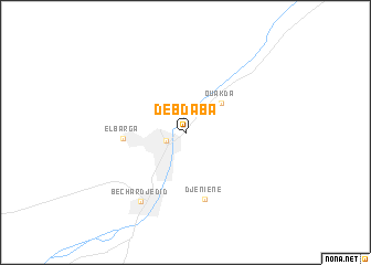 map of Debdaba