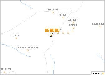 map of Debdou