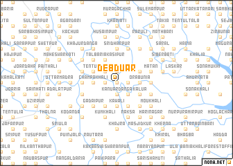 map of Debduār