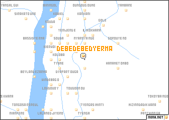 map of Débé Débé Dyerma