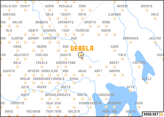 map of Debela