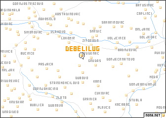 map of Debeli Lug