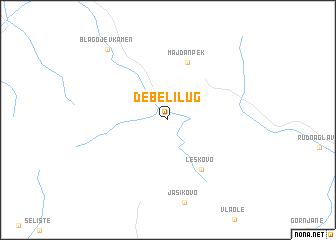 map of Debeli Lug