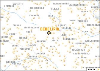 map of Debeli Rid