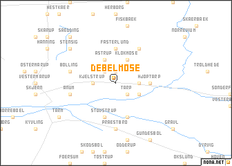 map of Debelmose