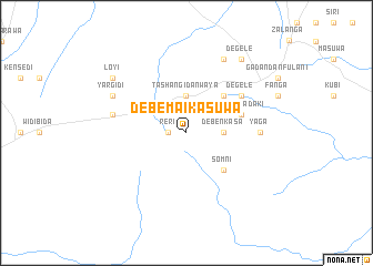 map of Debe Mai Kasuwa