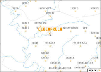 map of Debe Marela