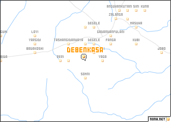 map of Deben Kasa