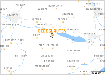 map of Debeslavtsy