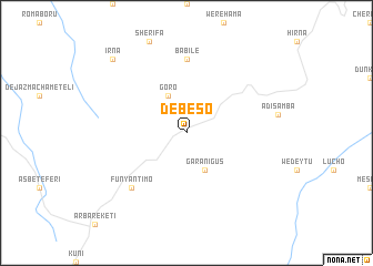 map of Debeso