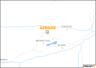 map of Debidine