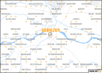 map of De Biezen