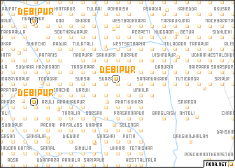 map of Debipur