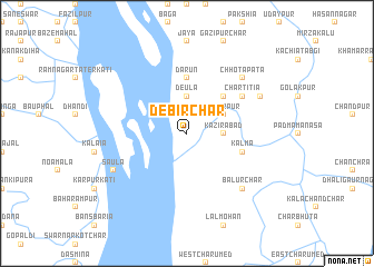 map of Debīr Char