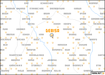 map of Debisa