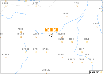 map of Dēbīsa