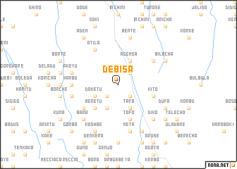 map of Dēbīsa